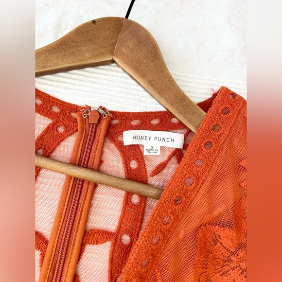 Honey Punch - As You Wish Embroidered Lace Romper - Picture 11 of 16